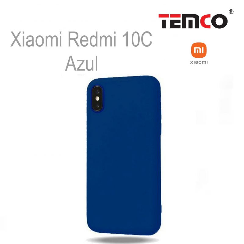Funda Silicona Xiaomi Redmi 10c Azul