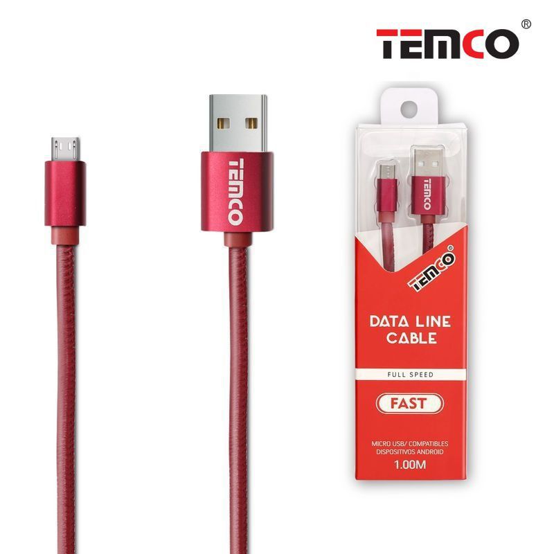 New Cable 5V 1A 1M Micro USB 5P Red