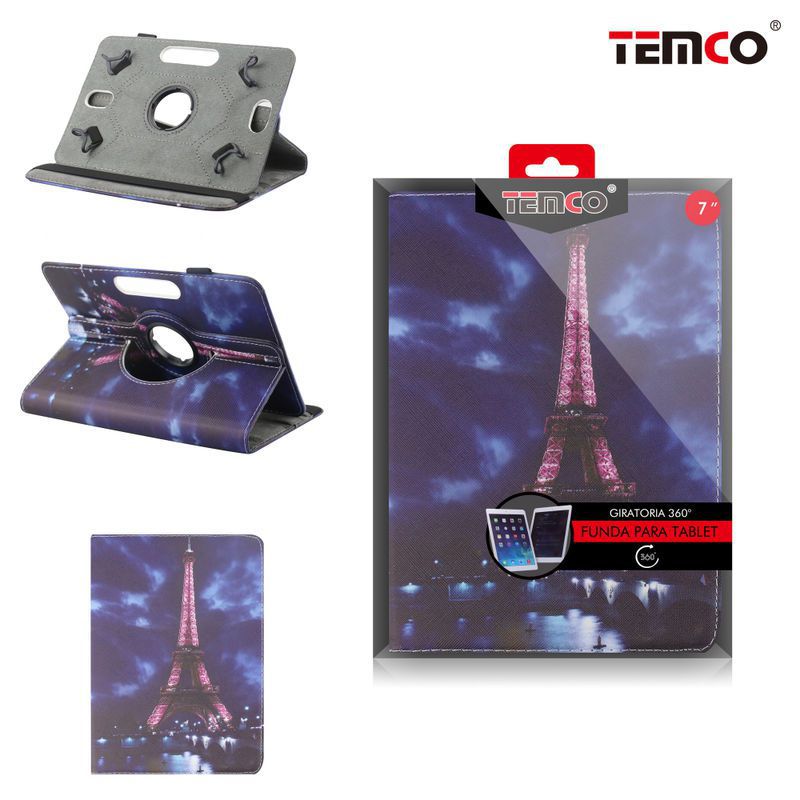 Universal Tablet Case 7.0 Eiffel Tower