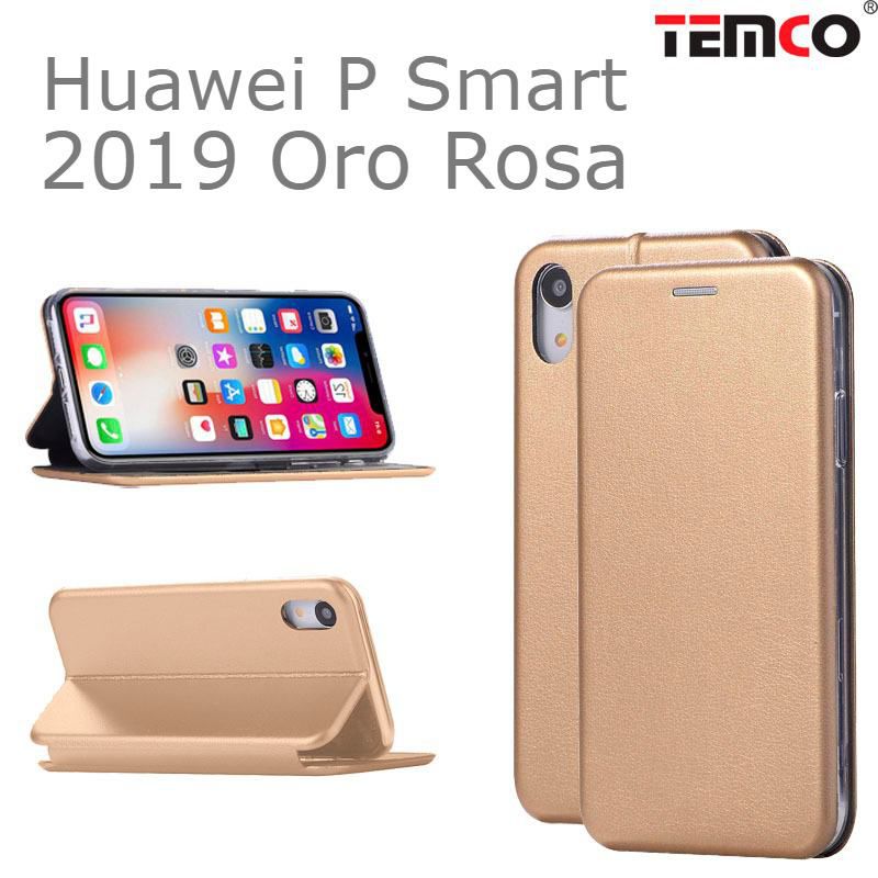 Funda Concha Huawei P Smart 2019 Oro Rosa