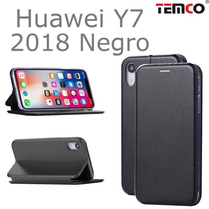 Funda Concha Huawei Y7 2018 Negro