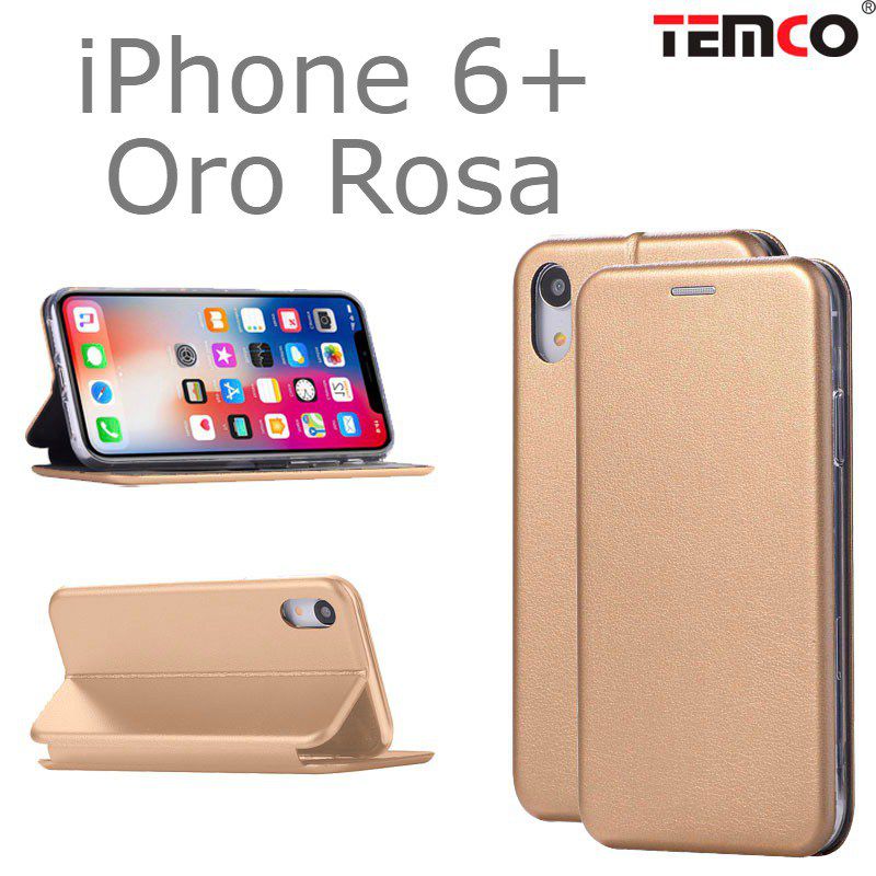 Funda Concha iPhone 6+ Oro Rosa