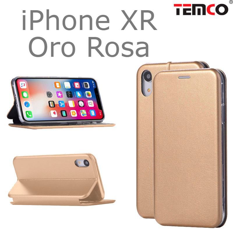 Funda Concha iPhone XR Oro Rosa