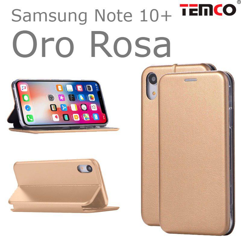 Funda Concha Samsung Note 10+ Oro Rosa