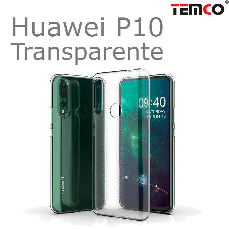 Funda Silicona Huawei P10 Transparente