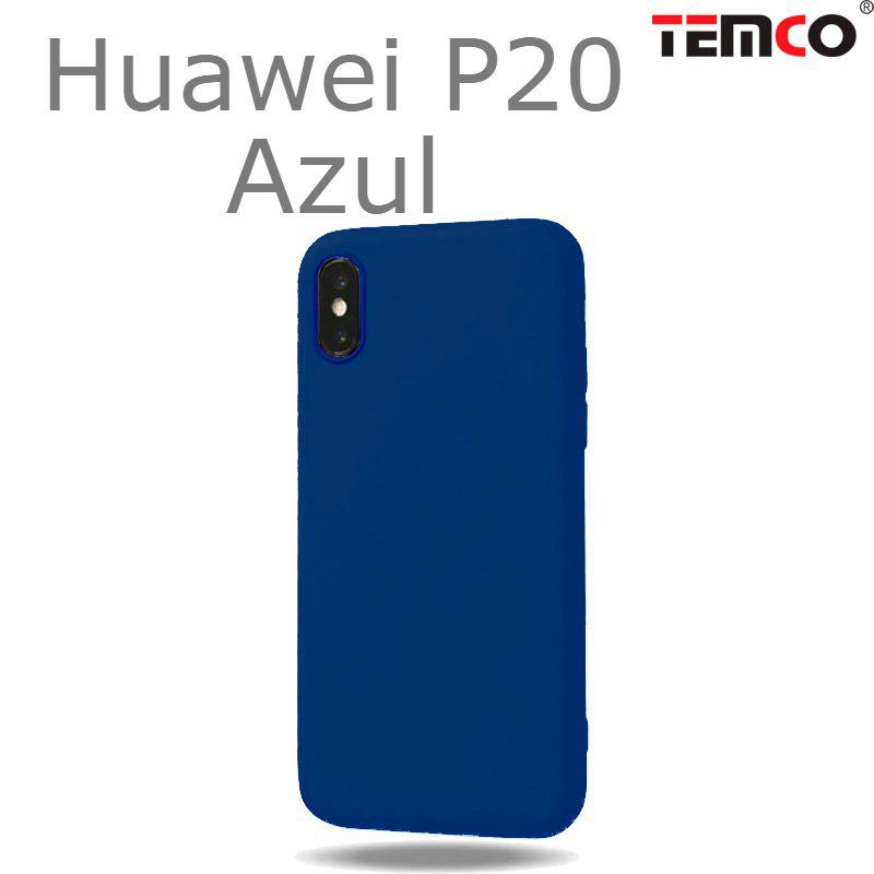 Funda Silicona Huawei P20 Azul