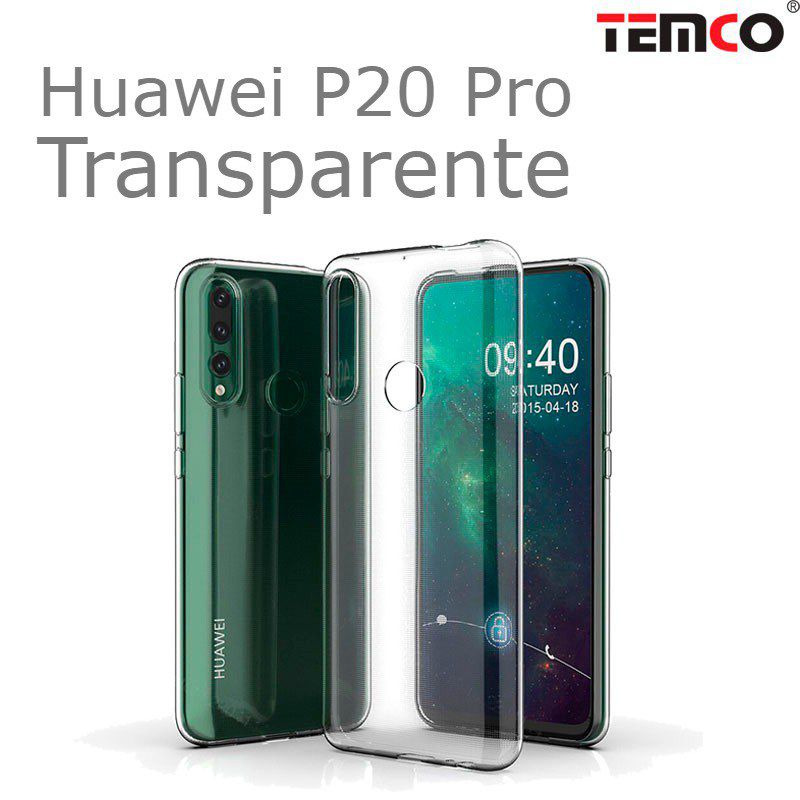 Funda Silicona Huawei P20 Pro Transparente