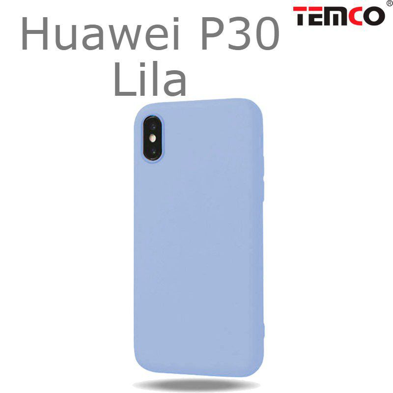 Funda Silicona Huawei P30 Lila