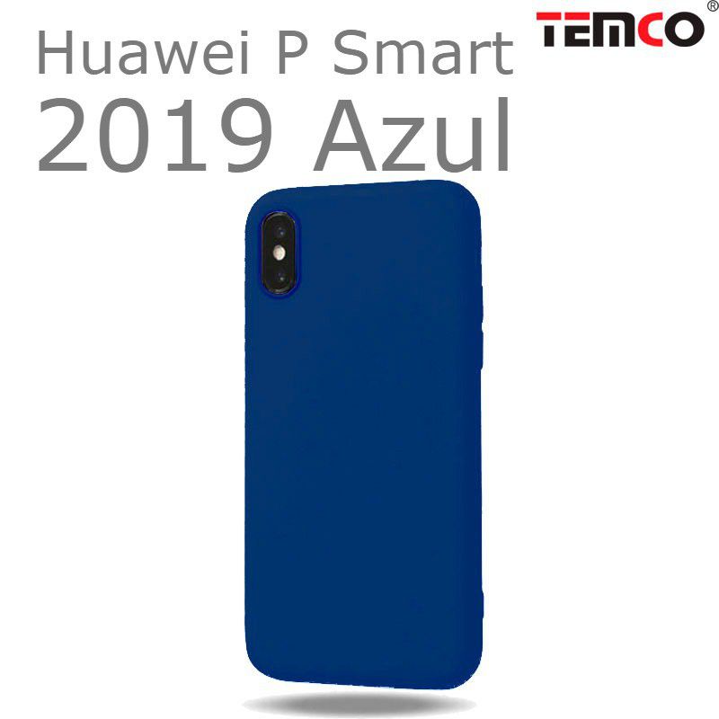 Funda Silicona Huawei P Smart 2019 Azul