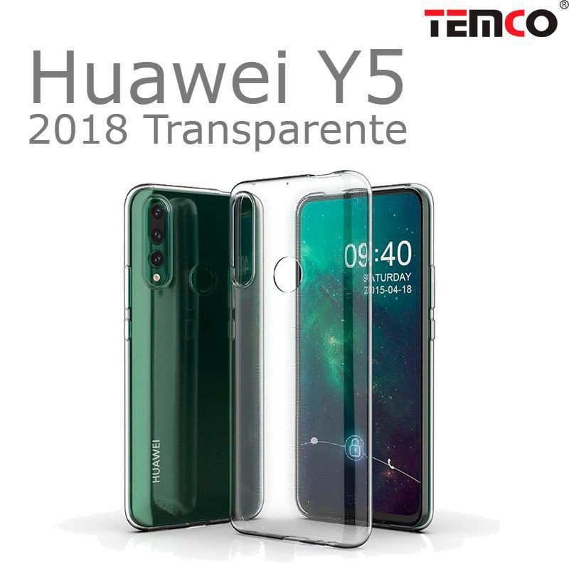 Funda Silicona Huawei Y5 2018 Transparente