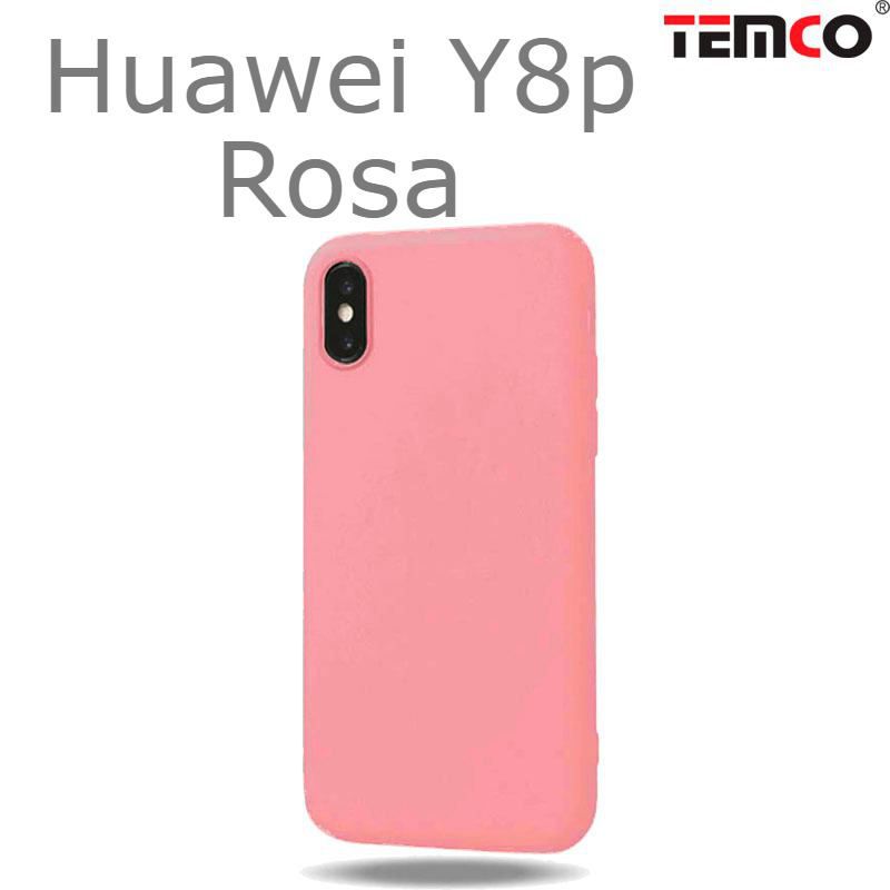 Funda Silicona Huawei Y8p Rosa
