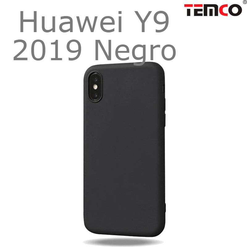 Funda Silicona Huawei Y9 2019 Negro