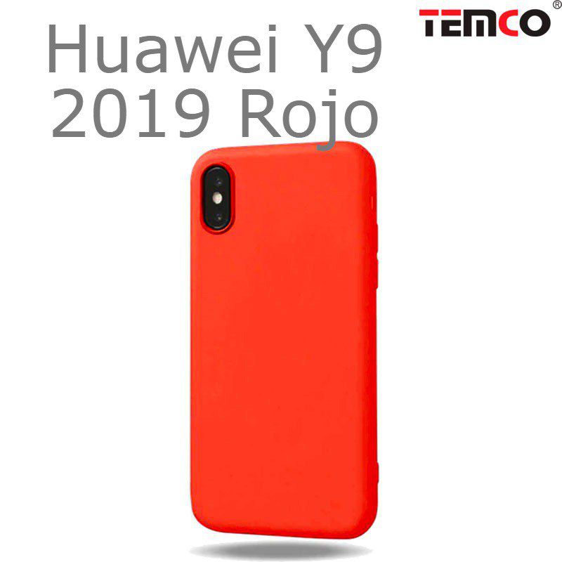 Funda Silicona Huawei Y9 2019 Rojo