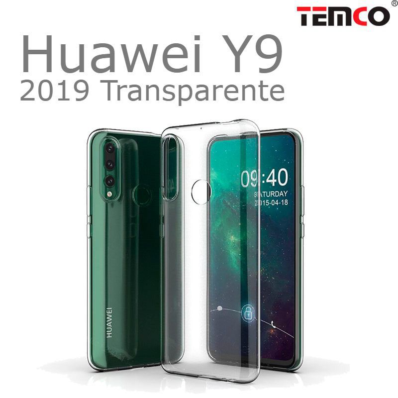 Funda Silicona Huawei Y9 2019 Transparente
