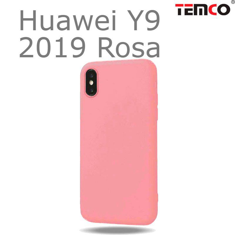 Funda Silicona Huawei Y9 2019 Rosa