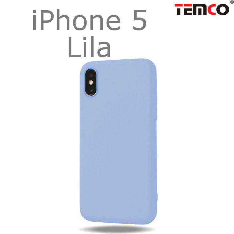 Funda Silicona iPhone 5 Lila