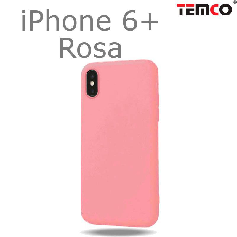 Funda Silicona iPhone 6+ Rosa