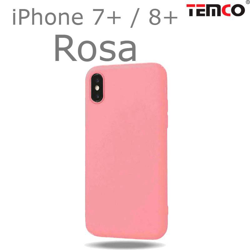 Funda Silicona iPhone 7+ / 8+ Rosa