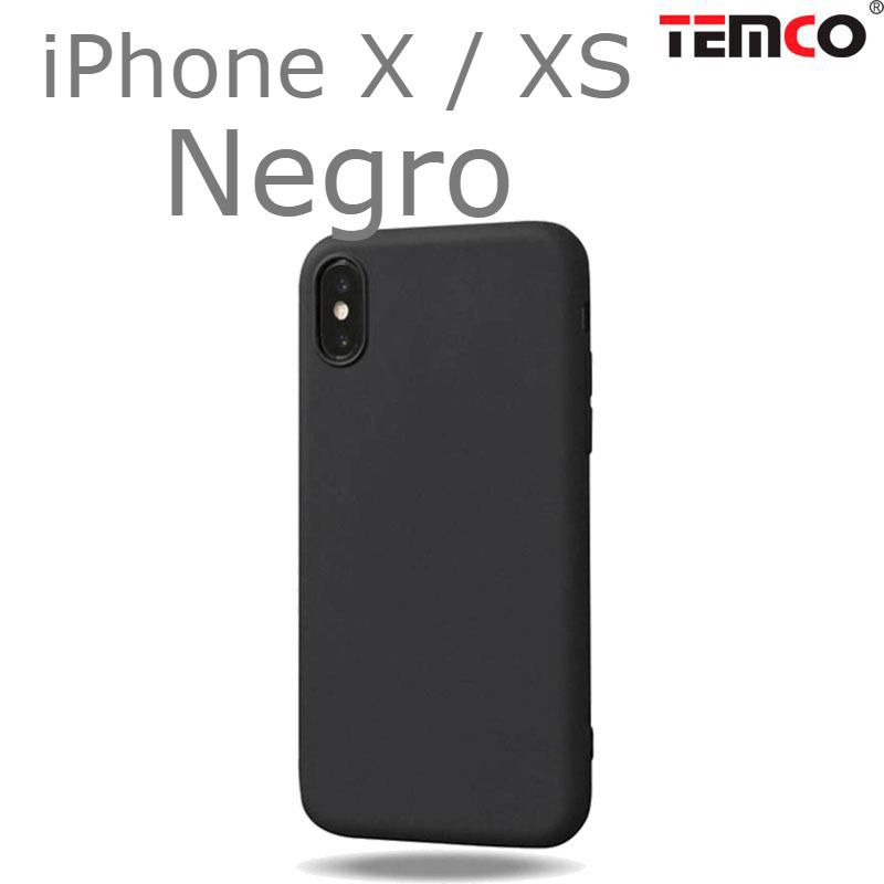 Funda Silicona iPhone X / XS Negro
