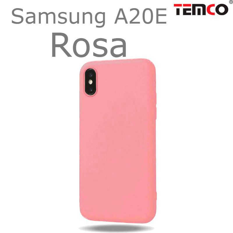 Funda Silicona Samsung A20E Rosa