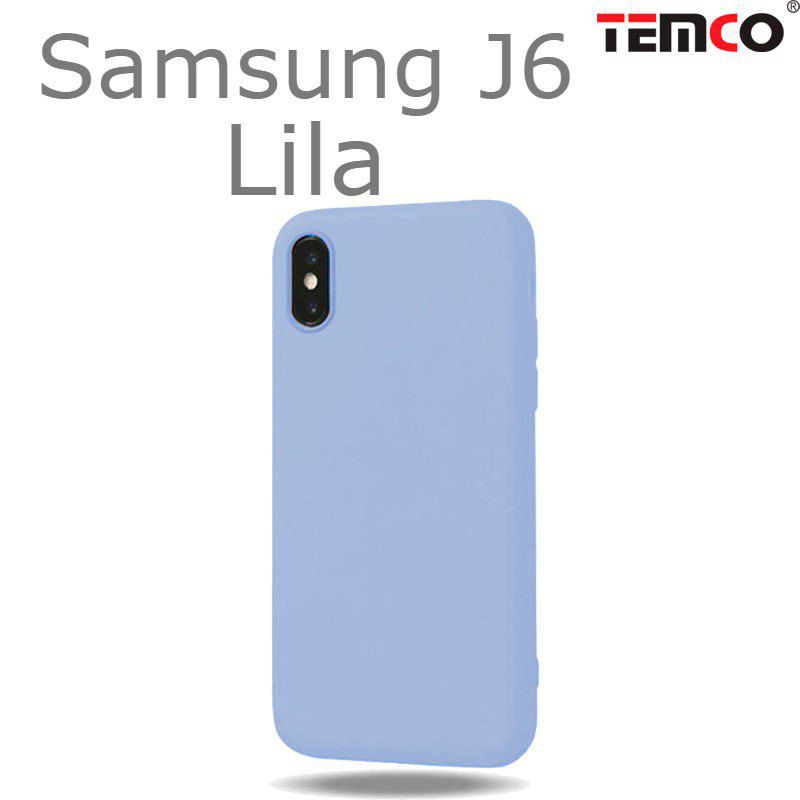 Funda Silicona Samsung J6 Lila