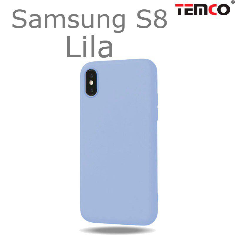 Funda Silicona Samsung S8 Lila