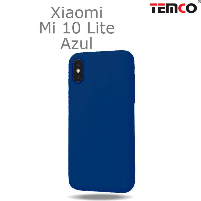 Funda Silicona Xiaomi Mi 10 Lite Azul