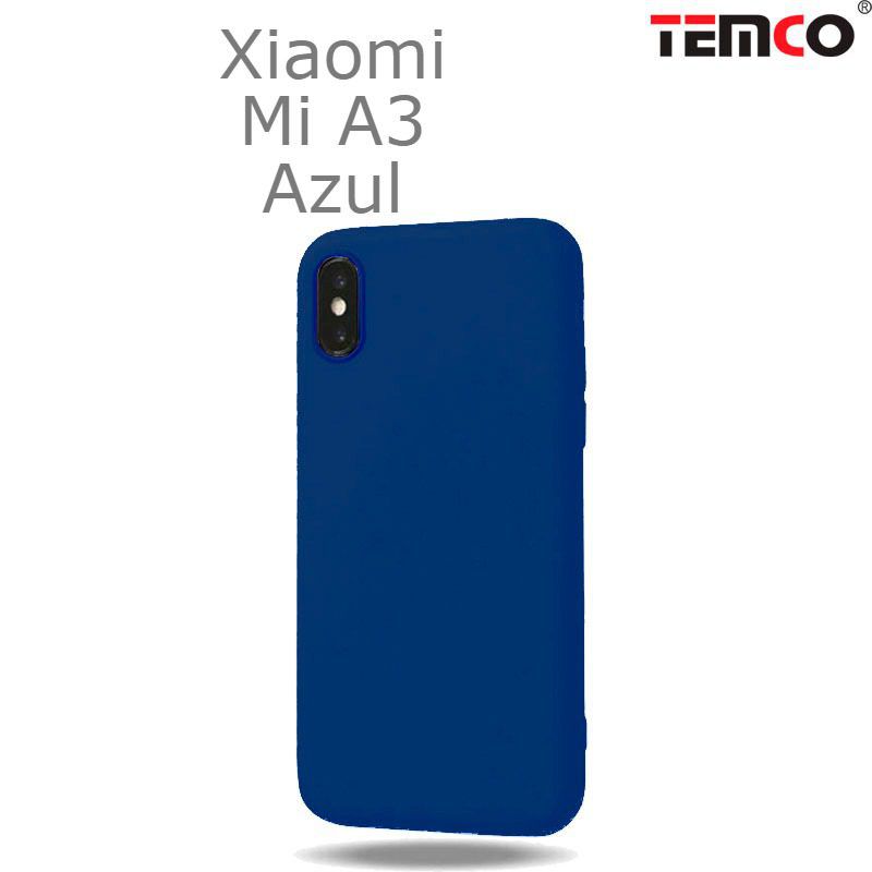 Funda Silicona Xiaomi Mi A3 Azul