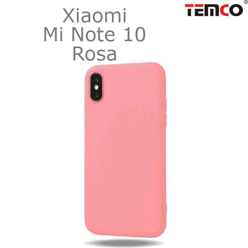 Funda Silicona Xiaomi Mi Note 10 Rosa