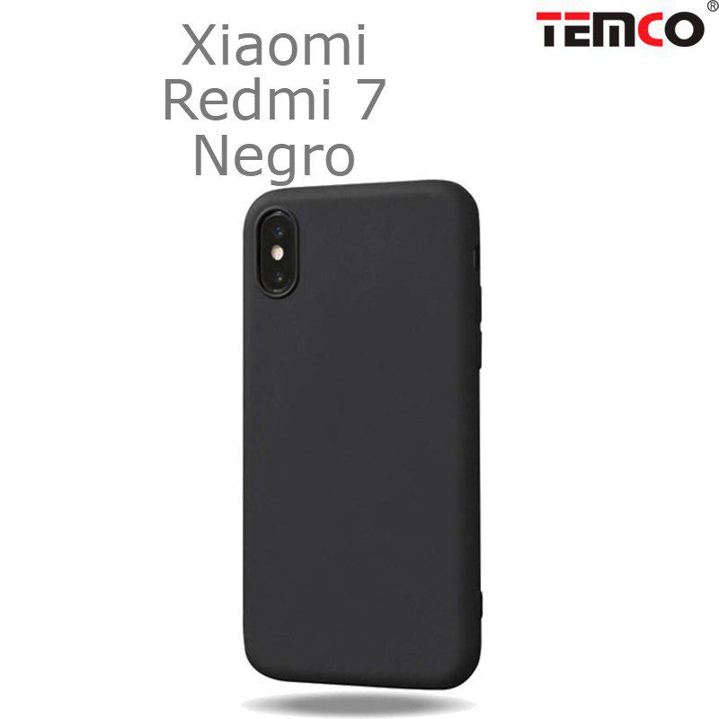 Funda Silicona Xiaomi Redmi 7 Negro