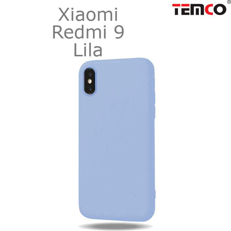 Funda Silicona Xiaomi Redmi 9 Lila