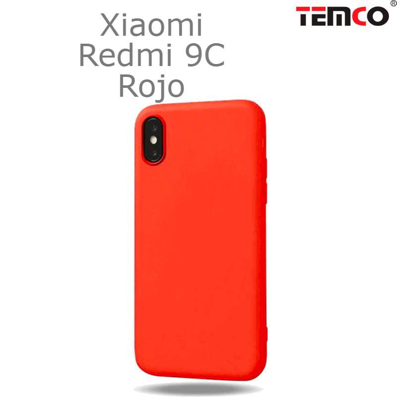 Funda Silicona Xiaomi Redmi 9C Rojo