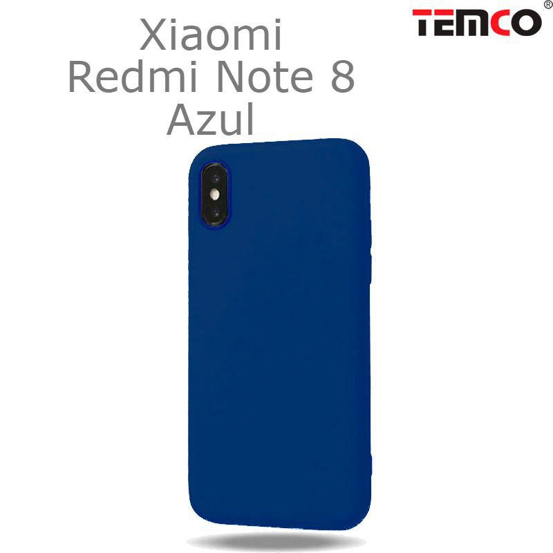 Funda Silicona Xiaomi Redmi Note 8 Azul