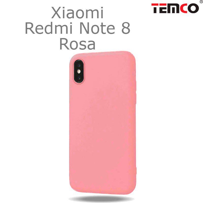 Funda Silicona Xiaomi Redmi Note 8 Rosa