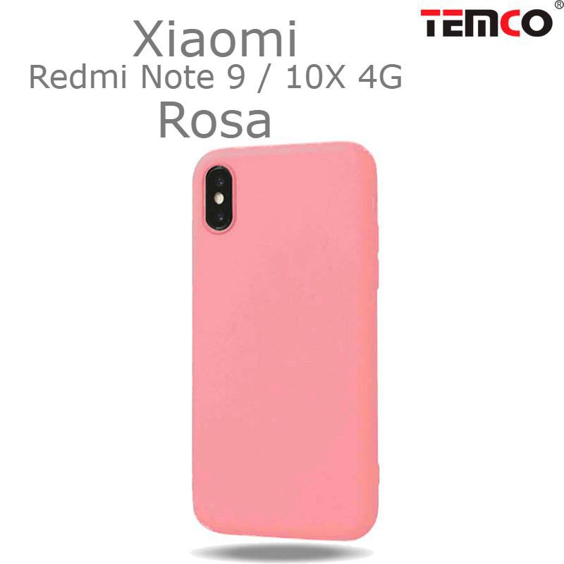 Funda Silicona Xiaomi Redmi Note 9 Rosa
