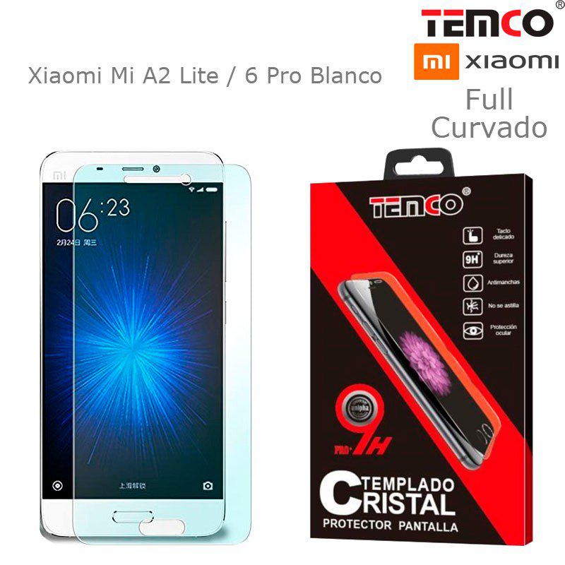 Cristal Full 3D Xiaomi Mi A2 Lite / 6 Pro Blanco