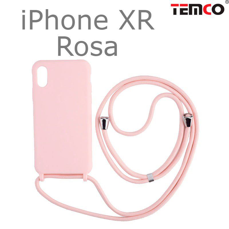 Funda Colgante iPhone XR Rosa