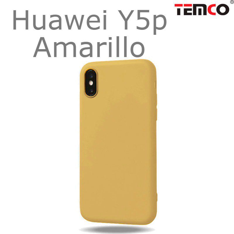 Funda Silicona Huawei Y5p Amarillo