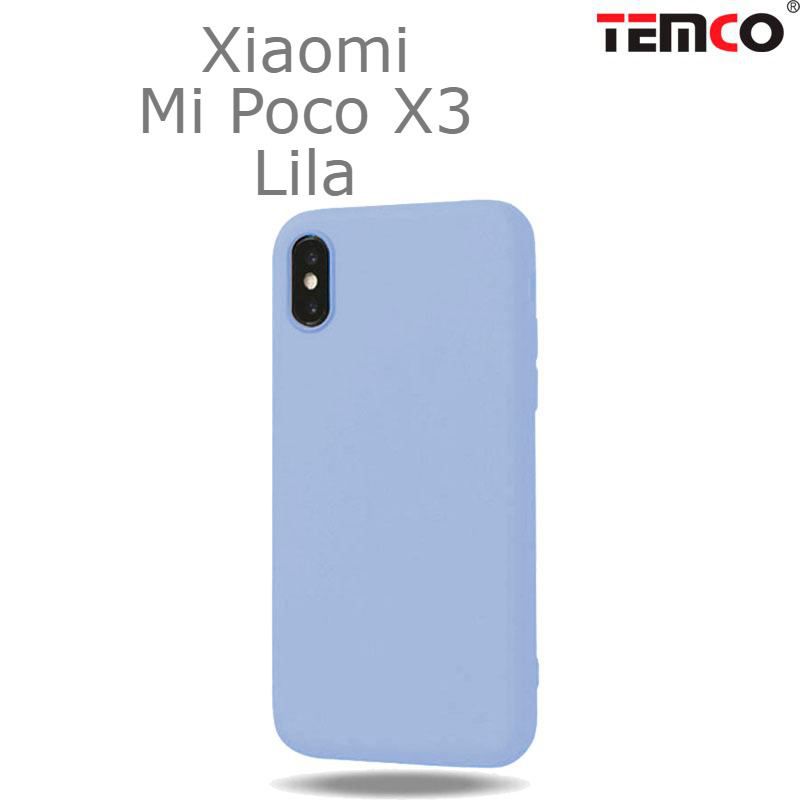 Funda Silicona Xiaomi Mi Poco X3 Lila