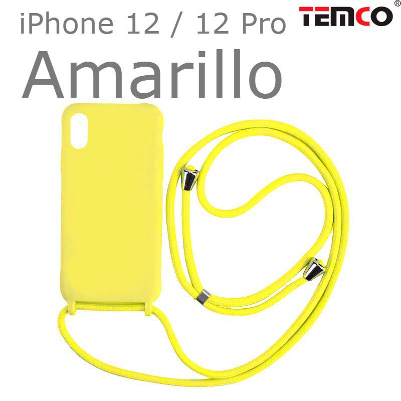 Funda Colgante iPhone 12 / 12 Pro Amarillo