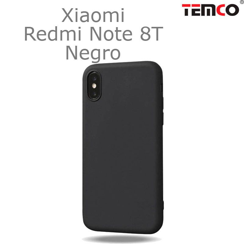 Funda Silicona Xiaomi Redmi Note 8T Negro