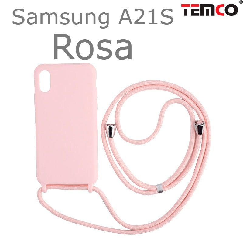 Funda Colgante Samsung A21S Rosa