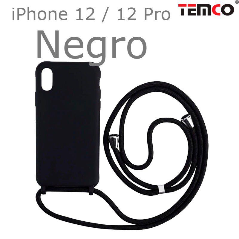 Funda Colgante iPhone 12 / 12 Pro Negro