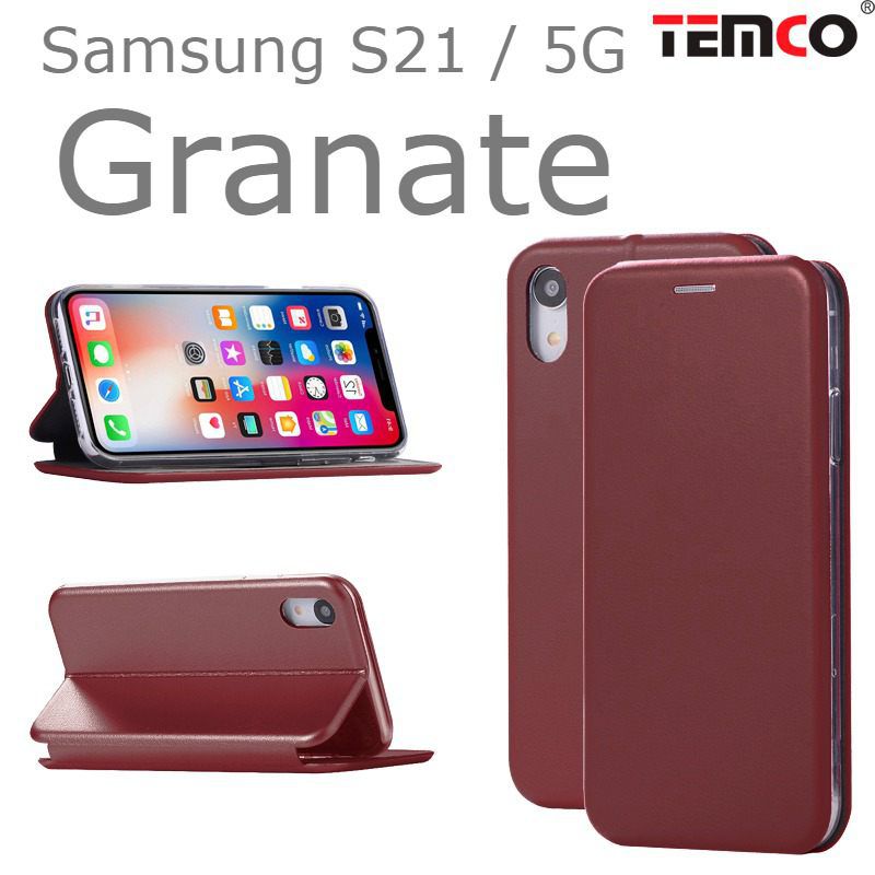 Funda Concha Samsung S21 / 5G Granate