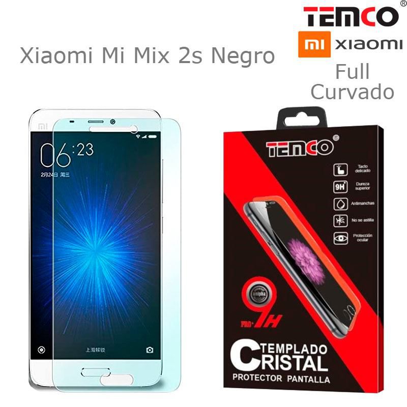 Cristal Full 3D Xiaomi Mi Mix 2s Negro