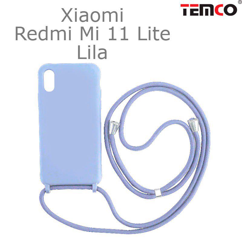 Funda Colgante Xiaomi Redmi Mi 11 Lite Lila