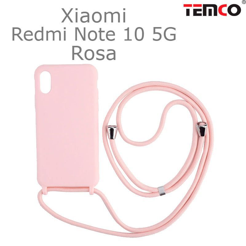 Funda Colgante Xiaomi Redmi Note 10 5G Rosa
