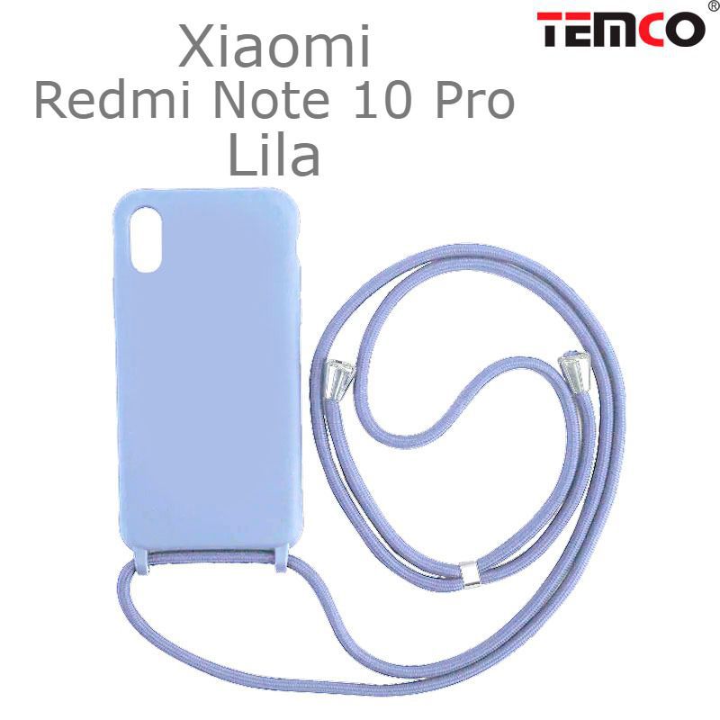 Funda Colgante Xiaomi Redmi Note 10 Pro Lila