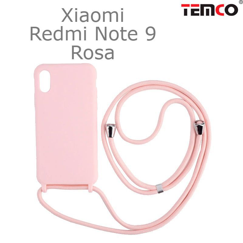 Funda Colgante Xiaomi Redmi Note 9 Rosa