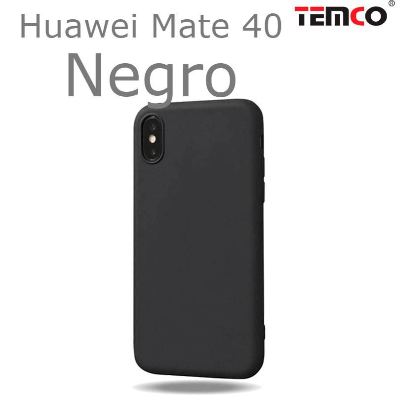 Funda Silicona Huawei Mate 40 Negro